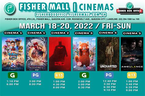 fishermall movie schedule
